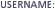 Username